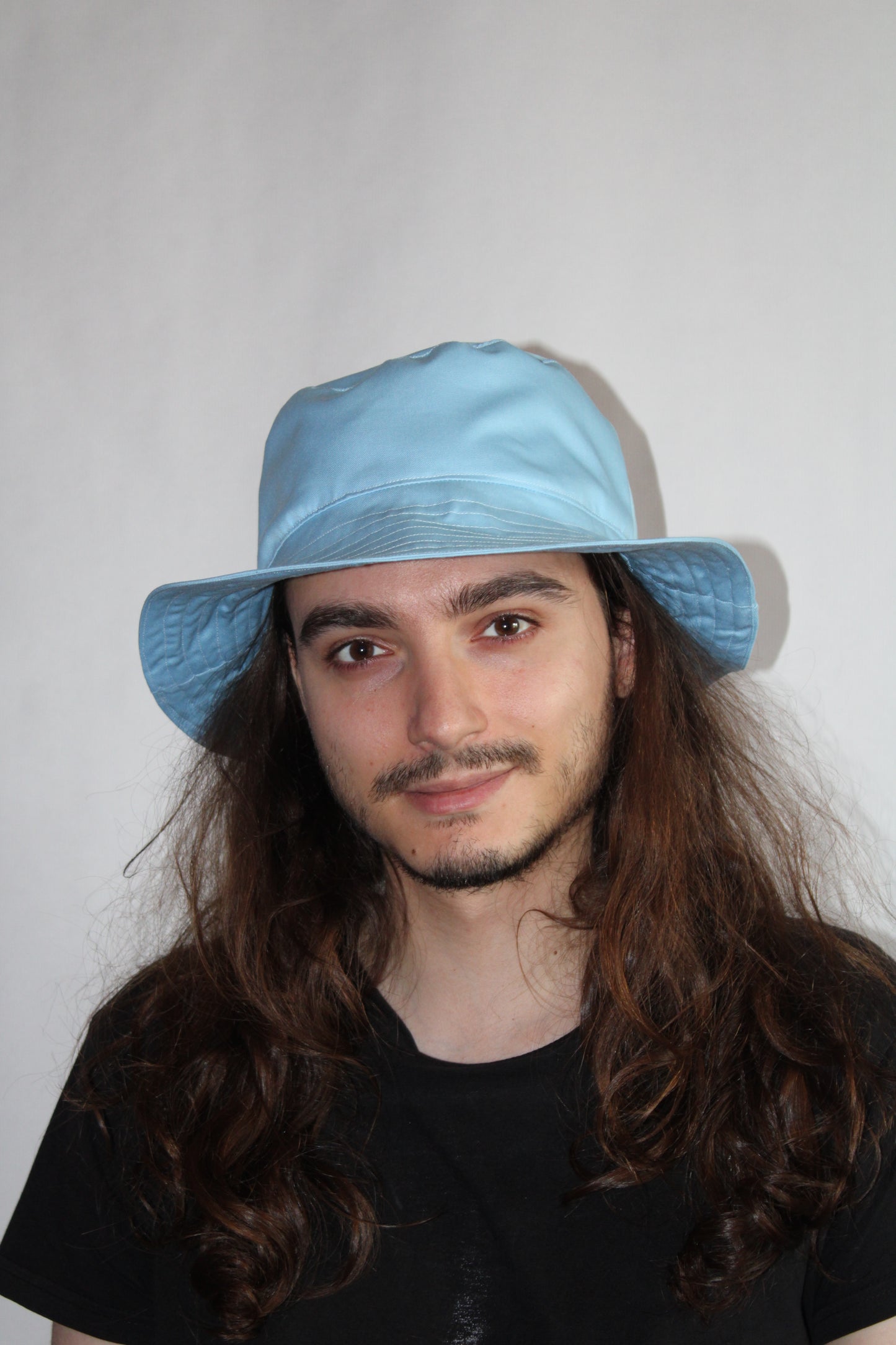 Pastel Blue Bucket Hat