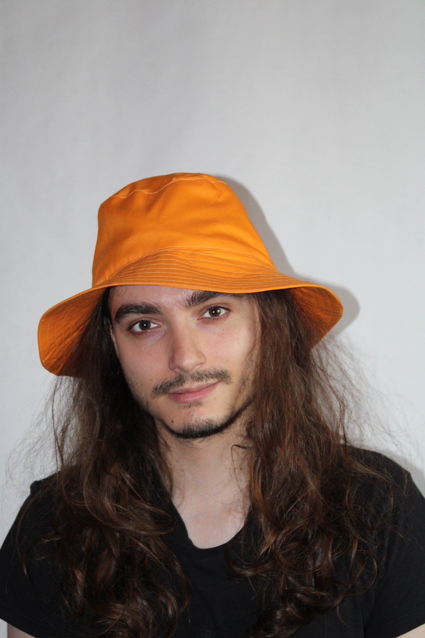 Bright Orange Bucket Hat