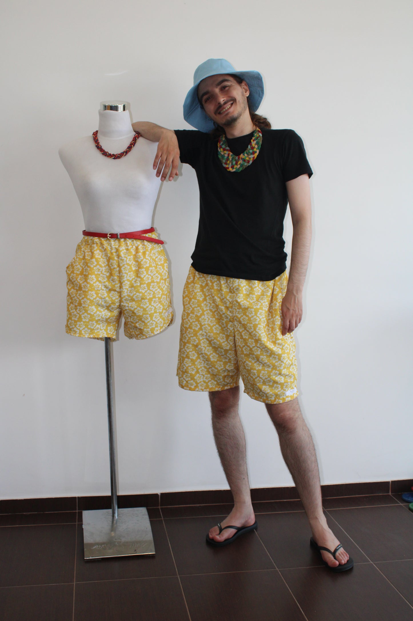 1- Calções de Praia Masculinos